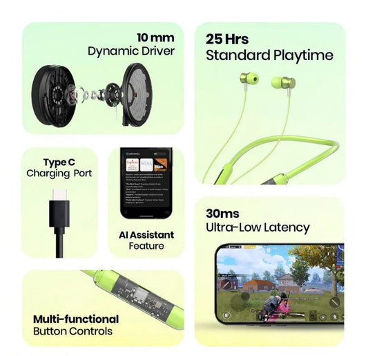 π§π΅ Transparent Bluetooth Neckband π | 72H Battery Life π |HD Voice | Deep Bassπβ¨