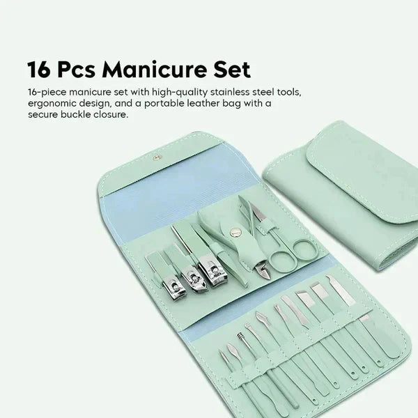 Professional Manicure & Pedicure Nail Care Kit