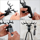 Decorative Deer Head Adhesive Wall Hook Hanger