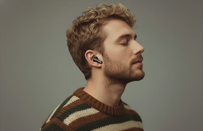 Round Wireless Earbuds with 12-Hour Playtime