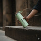 Leak-Proof Glass Water Bottle with Silicone Protective Sleeve