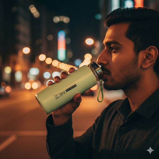 Leak-Proof Glass Water Bottle with Silicone Protective Sleeve