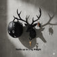 Decorative Deer Head Adhesive Wall Hook Hanger