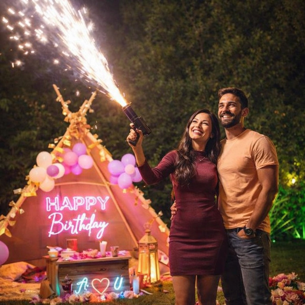 Handheld Sparkler Party Pyro Gun