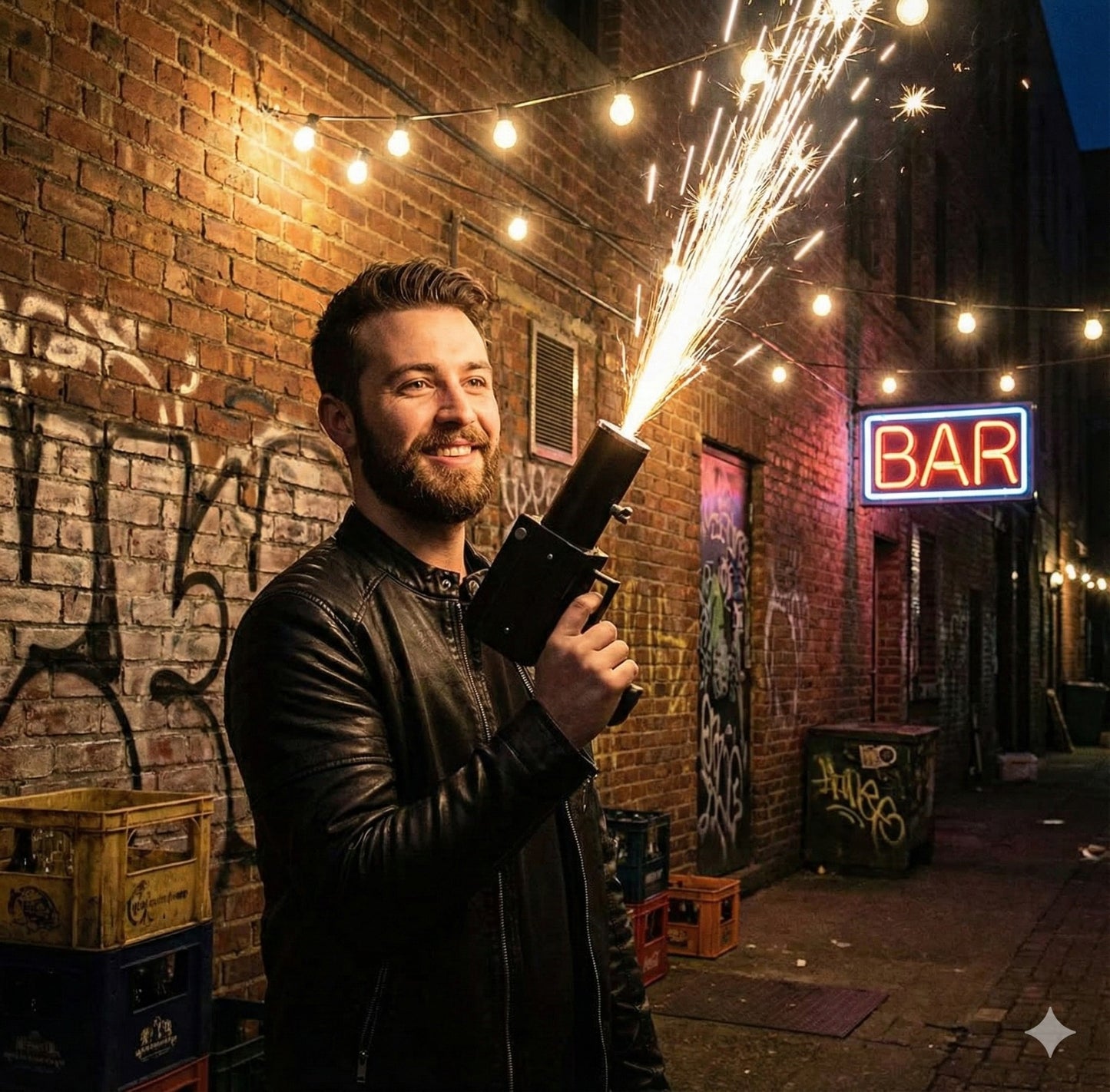 Handheld Sparkler Party Pyro Gun