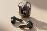 Transparent True Wireless Stereo TWS Earbuds - Multicolour
